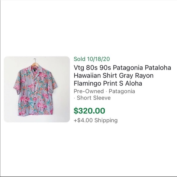 Sold Vintage RARE Patagonia Pataloha Hawaiian Shir - Picture 10 of 11